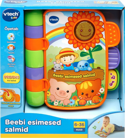 Libër lozonjar për bebe VTech Beebi Esimesed Salmid, me tinguj e drita, shumëngjyrësh