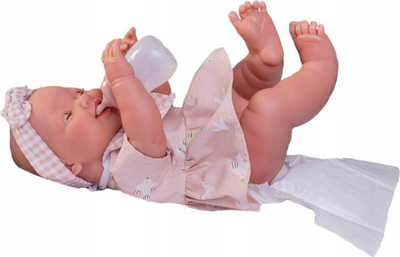 Kukull Antonio Juan Baby Mia, 42cm, realiste, me sy blu