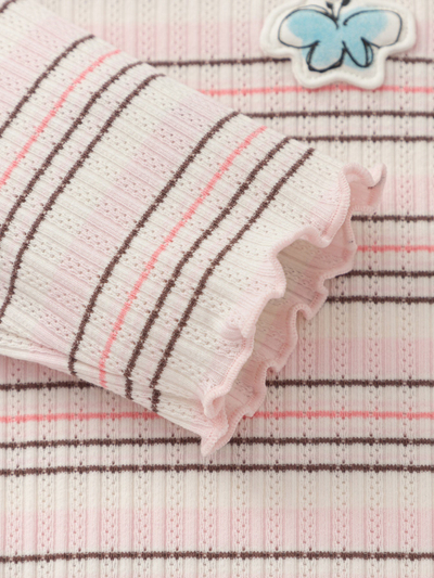 Bluza Stripe Blossom Pink