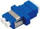 Adapter fibër optike Alantec FOA LC SMD, single mode, duplex, i gjelbër