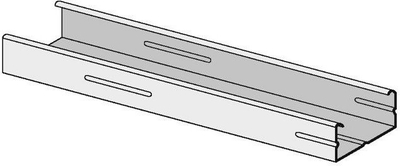 Profil metalik Knauf CD 60 27, 0.6mm, 4m, argjendtë