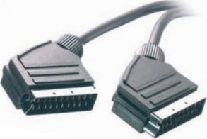 Kabllo SCART Vivanco PS VK 18, 3m, mashkull-mashkull, e zezë