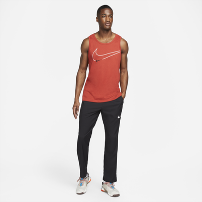 Pantallona stërvitje Nike Dri-FIT Team Woven, për burra, të zeza