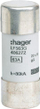 Siguresë cilindrike Hager LF563G, 22 x 58 mm, 63A, e bardhë