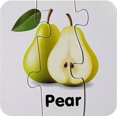 Puzzle edukative Lean Sport Fruit Jigsaw, 10 lidhje, shumëngjyrëshe