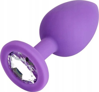 Lodër anale Sweet Sensation Beginner, silikoni, gur i shkëlqyer, lejla