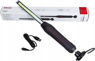 Lampë pune ROOKS Super Slim, COB LED, rikarikueshme me USB, e zezë
