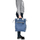 Çantë biçiklete Dunlop Pannier, 20L, e papërshkueshme nga uji, blu