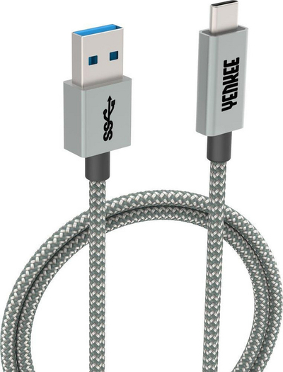 Kabllo karikues Yenkee USB-A - USB-C 1 m, e hirtë