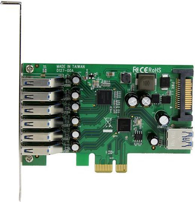 Kontrollues StarTech PCIe 2.0 x1, 7x USB 3.0 