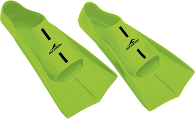 Перки за пливање Aquafeel, кратки, силиконски, 45/46, зелени