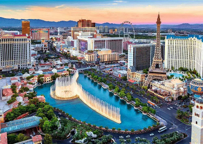 Puzzle Trefl Prime Cityscape Las Vegas Nevada USA, 1000 copë, multicolor
