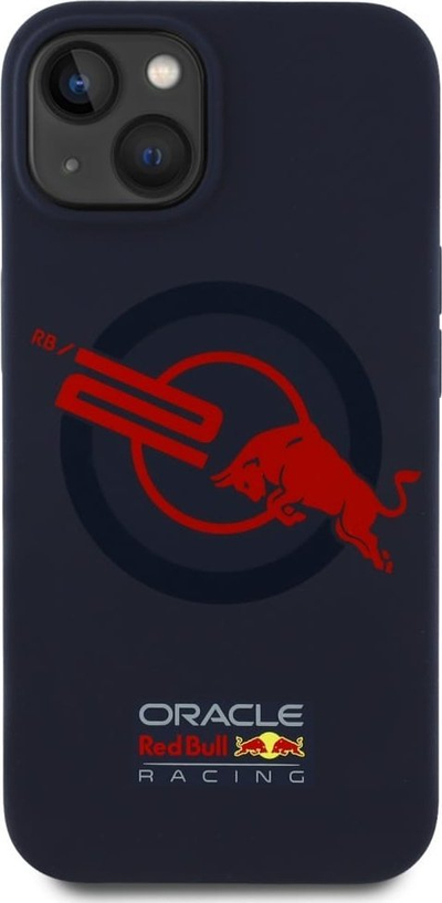 Kapak telefoni Red Bull për iPhone 15 HC Silicone ORBR20, MagSafe, silikon, blu navy