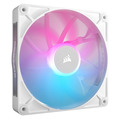 Ventilator CORSAIR ICUE LINK RX140 RGB, 140mm PWM, i bardhë