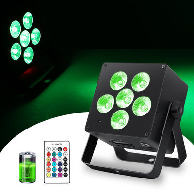 Reflektor LED Light4Me Accu Par RGBWA UV, portativ me bateri, me telekomandë, i zi