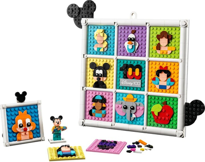 Set LEGO® Disney 43221 100 years of popular Disney animated characters, 1022 pjesë