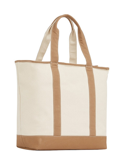 Çantë plazhi Tommy Hilfiger mTH5019, bezhë/e kaftë