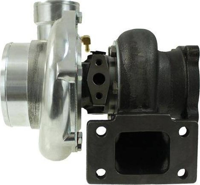 Turbinë TurboWorks GTX3582R DBB CNC, flanxhë T3, 4-bolt 0.82AR, ngjyrë argjend