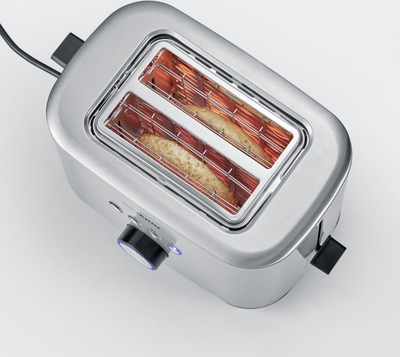 Toaster Severin AT 2620, 800W, 2 vende, inox