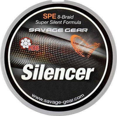 Fijë peshkimi Savage Gear HD8 Silencer, 0.28mm, 120m, jeshile e errët