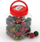 Top lodër Adar Rubber Ball Watermelon, 3.2cm, dizajn shalqi, ngjyra të përziera