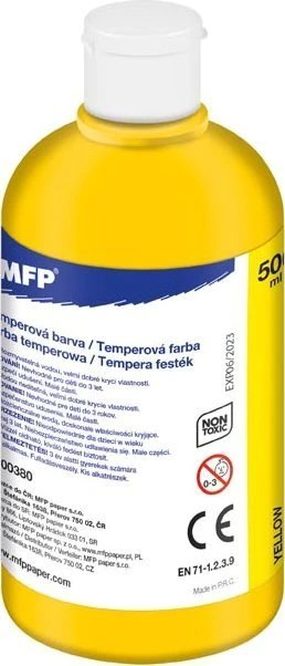 Ngjyrë tempera MFP, 500 ml, e verdhë