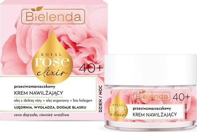 Krem fytyre Bielenda Royal Rose Elixir, anti rrudha, hidratues 40+, 50ml