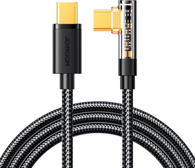 Kabllo USB-C në USB-C Joyroom JYR651, 1.2 m, 100 W, e zezë