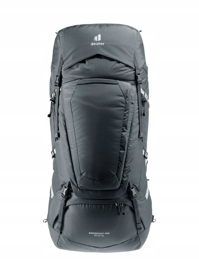 Çantë shpine Deuter Aircontact Pro 75+10 SL, 75L, për hiking, blu