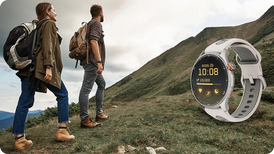Smartwatch myPhone Watch Adventure gri, për aktivitet e përditshmëri, njoftime smart, gri