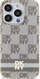 Mbulesë telefoni DKNY DKHMP13LHCPTSE, për iPhone 13 Pro 13 6.1", MagSafe, bezhë