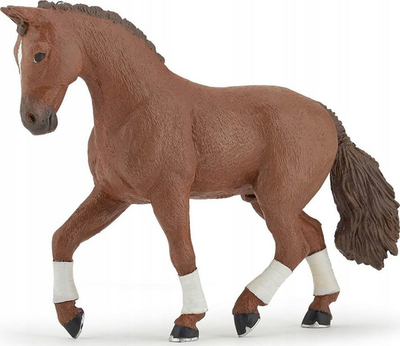 Figurë lodër Papo Horse and Ponies Alezan H, kalë hanoverian, PVC, kafe