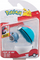Set lodër Pokémon Clip N Go Poliwag, figurinë 5 cm, me Lure Ball, blu