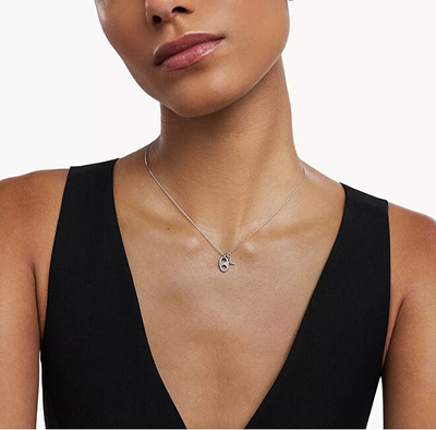 Qafore për femra Emporio Armani, e argjendtë/ trasnaprente