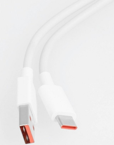Kabllo USB Techonic USB A në USB C, 1 m, e bardhë