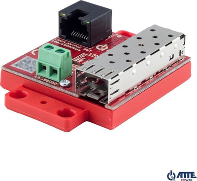 Konvertues fibër optike Atte xFIBER 2, Gigabit Ethernet, modul SFP, i kuq
