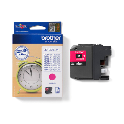 Patron boje Brother LC-125XLM, magenta, 11 ml
