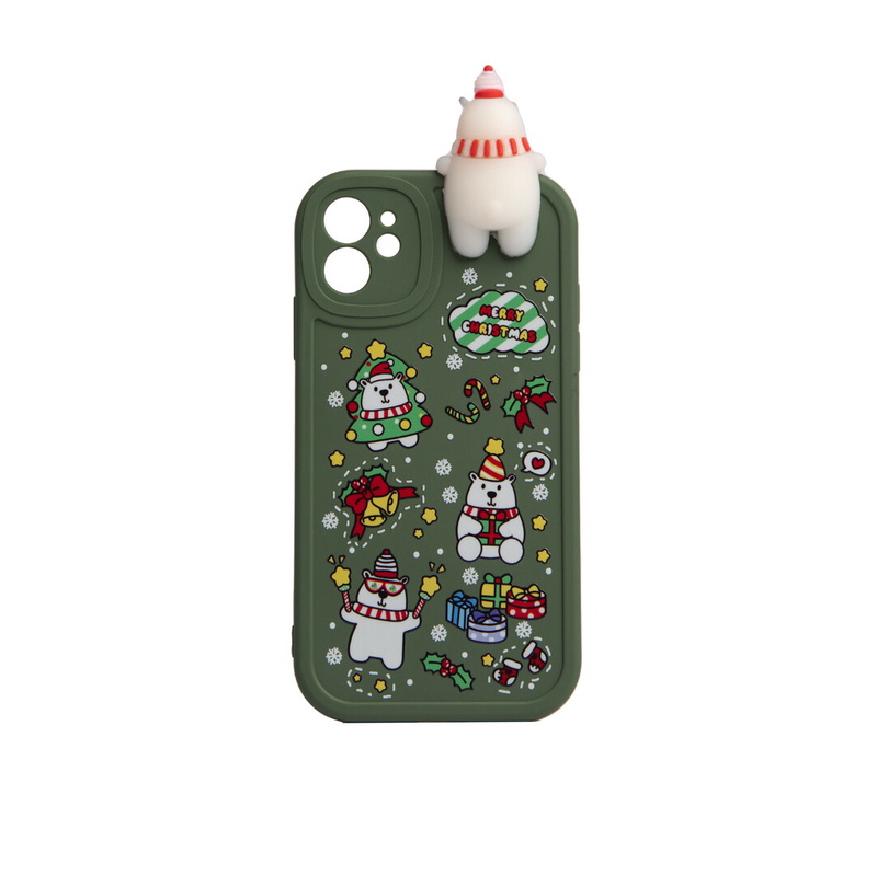 Fotroll për telefon IP11 TECH TIME Christmas Edition Green Toy