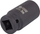 Kokë çelësi goditës Forsage F-46510028, 28mm, 3/4", e zezë