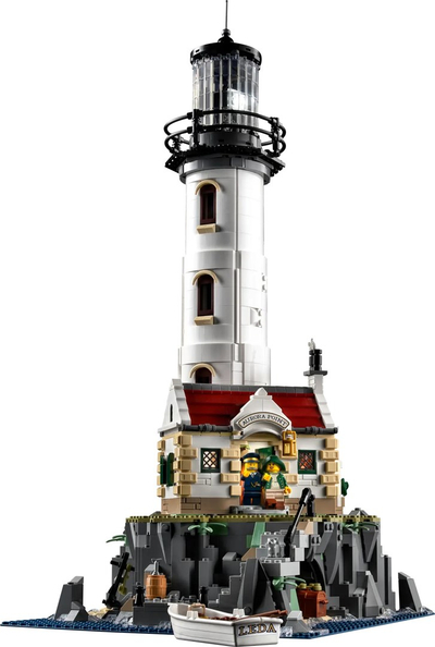 Set ndërtimi LEGO Ideas Motorized Lighthouse 21335, motor i motorizuar, mbi 2000 pjesë, shumëngjyrësh