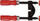 Kapëse anësore Bessey KT, 2 vida, për shina 13 x 45 mm