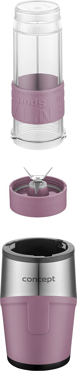 Blender Concept Solution SM3483, 500W, me dy gota Tritan, rozë Dusty