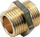 Adaptues mashkull mashkull Comap 9810621, 1/2"-M22, me o-ring