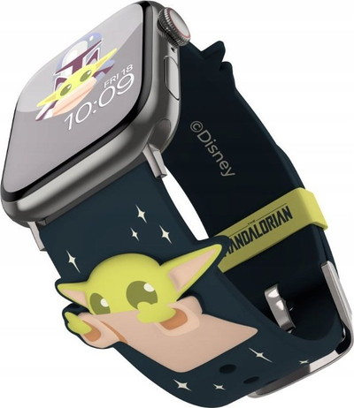 Rrip ore Star Wars The Mandalorian për Apple Watch, silikon, 38 49mm, blu e errët