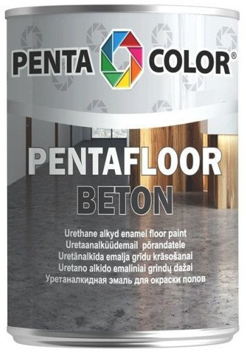 Bojë dyshemeje Pentacolor Pentafloor Beton, 0.9L, gri betoni