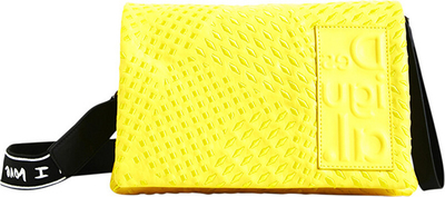 Çantë dore Desigual Bag Magna Dortmund Fl 22WAXPA1 8004, e verdhë