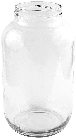 Kavanoz qelqi pa kapak, 4250ml, set 2 copë, diametër 100mm, transparent