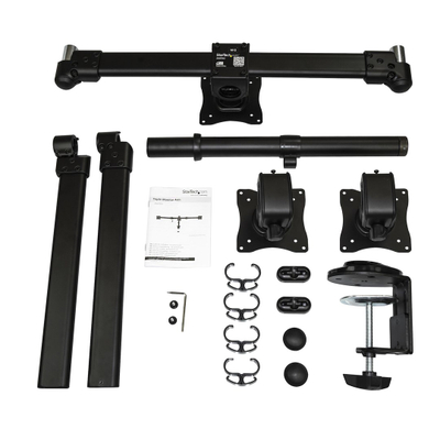 Рака за маса за монитори StarTech.com Triple Monitor Arm, 13"-27", VESA, црна