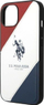 Футрола за телефон US Polo Tricolor Embossed, за iPhone 14 6.1", бела
