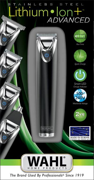 Trimer trupi Wahl Stainless Steel Advanced, inox, i argjendtë